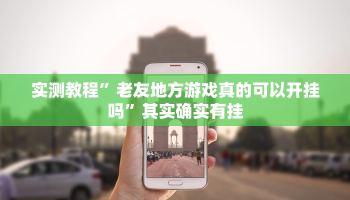 实测教程”老友地方游戏真的可以开挂吗”其实确实有挂